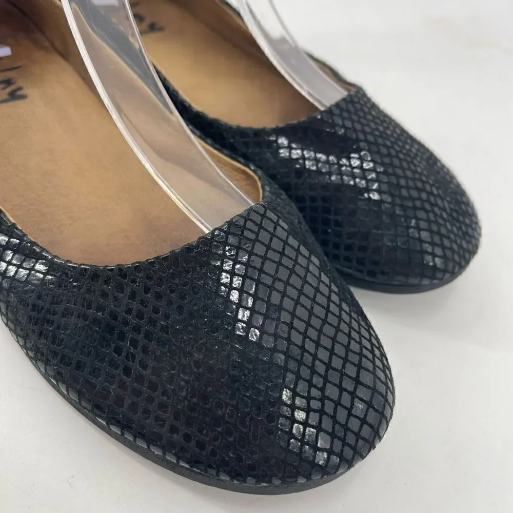 FSNY French Sole NY Zappa low wedge shoe ballet flats shoes made in Italy 6.5